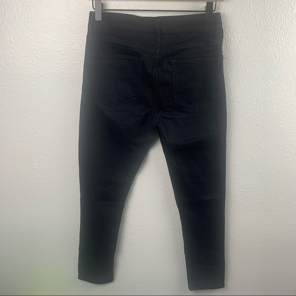 H&M & DENIM BLACK SKINNY JEANS - Picture 3 of 7